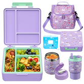 Howeemo pack complet devant montrant boîte, thermos, gourde et sac pour repas organisés