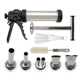Hoypeyfiy pistolet jerky vue de face montrant un design inox pratique