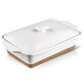 HVH plat casserole face avant montrant design fermette et capacité pratique