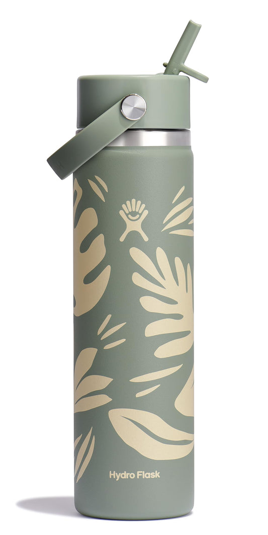 Hydro Flask bouteille face avant Botanical Bliss montrant design et couleur