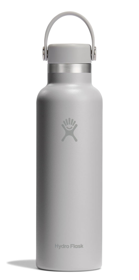 Hydro Flask bouteille Birch Gray face montrant design et finition durable