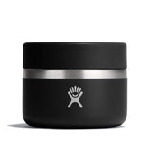 Hydro Flask pot alimentaire face avant noir montrant design compact et solide