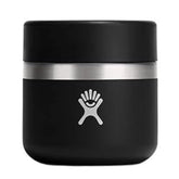 Hydro Flask face avant noir, design compact et étanche pour transport sûr