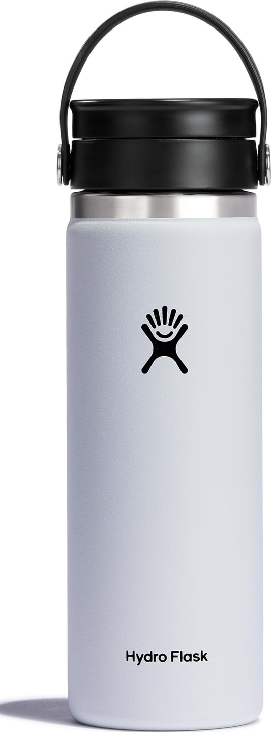 Hydro Flask gourde blanche face avant, maintien température pratique