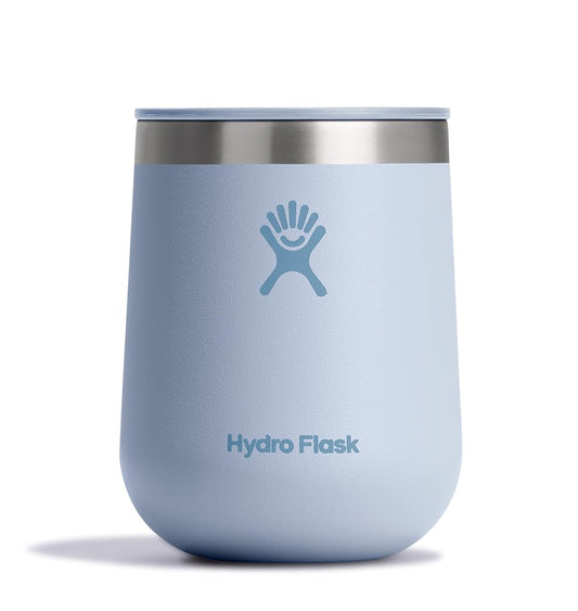 Hydro Flask verre 10 oz face en Surf Blue montrant la finition et portabilité