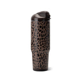HydroJug vue avant montrant le design brown leopard et l'isolation pratique
