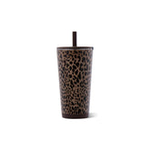 HydroJug gobelet Brown Leopard face avant, design élégant et portable
