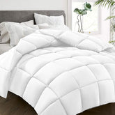 HYLEORY couette face avant king-size montrant le drapé et le confort