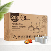 Hypmis emballage de 200 bougies chauffe-plat utile pour grands événements