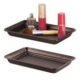 iDesign plateau de face bronze, organise et valorise vos cosmétiques
