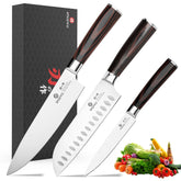 imarku packaging set 3 couteaux montrant l’ensemble et rangement pratique