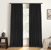 INOVADAY vue frontale du rideau occultant montrant couverture complète bénéfique pour le sommeil