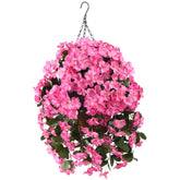 INQCMY panier suspendu vu de face embellit balcon sans entretien