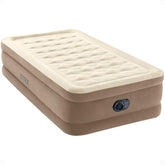 Intex matelas face avant montrant hauteur et design, confort accru