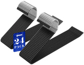 IPOW pack de 24 cintres pantalon en métal, rangement optimisé