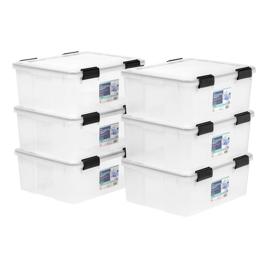 IRIS USA boîte face avant transparente montrant contenu et protection