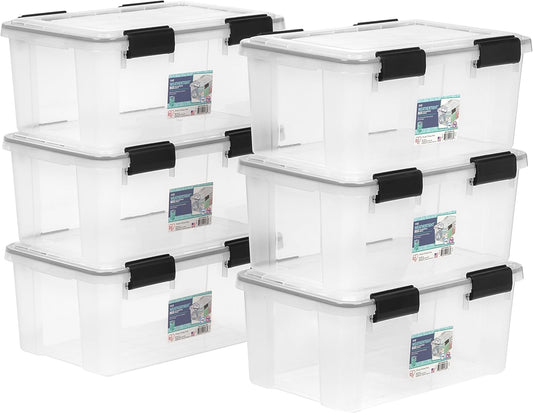 IRIS USA face avant de la boîte montrant fermeture robuste et visibilité