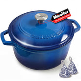 JANSKA Mueller cocotte face avant aqua montrant design et robustesse