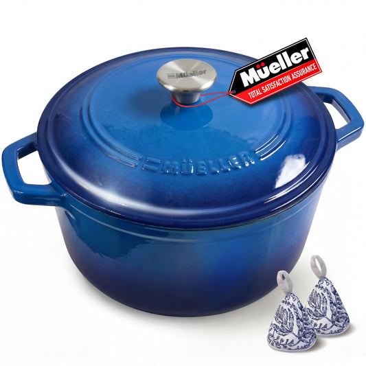 JANSKA Mueller cocotte face avant aqua montrant design et robustesse