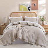 JANZAA couette queen vue face montrant confort et style