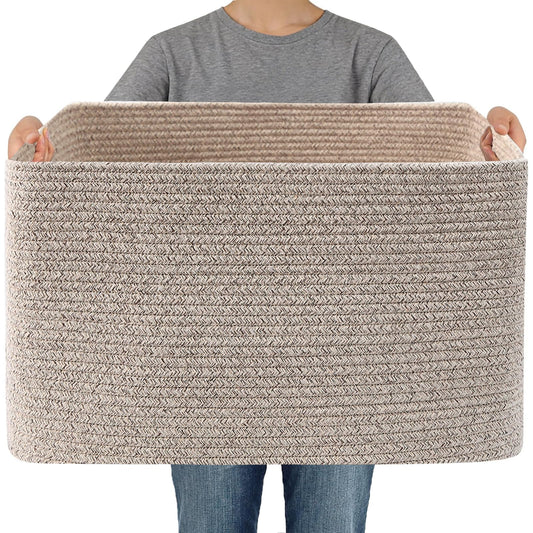 JMvicyroam panier face oatmeal apportant rangement élégant