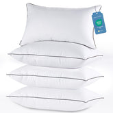JOLLYVOGUE oreiller vue avant pack de quatre, confort uniforme immédiat
