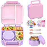 JOOPETALK face avant de la boîte bento montrant fermeture sécurisée et poignée pratique