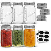 JoyJolt face avant du pack montrant 6 bocaux et accessoires pour organisation