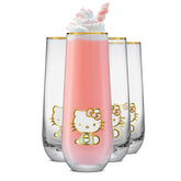 JoyJolt verre face avant Hello Kitty montrant design kawaii et élégance