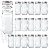 KAMOTA ensemble de bocaux Mason 16 oz montrant la présentation et rangement