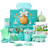 kederwa boîte turquoise et or prête à offrir, met en valeur l'élégance