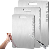 Kesefunm planche titane face avant, surface lisse hygiénique bénéfique