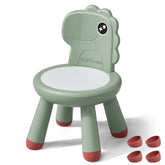 KidBloom chaise devant montrant le design dinosaure et attraction visuelle