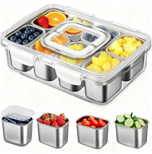 kidinit plateau devant présentant design inox et organisation pratique