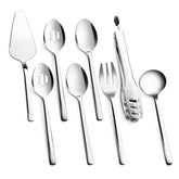 KINGSTONE vue de face du coffret de 8 ustensiles, élégance pour servir