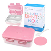 kinsho boîte bento recto rose montrant design convivial et solidité