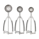 KitchenAid emballage du set noir montrant trois cuillères pratiques