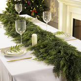 KIWDY guirlande cèdre vue frontale dense apporte ambiance festive