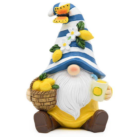 KnomeKo gnome citron face, ajout méditerranéen joyeux