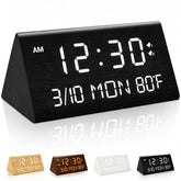 Kogonee horloge bois face avant affichage clair pour organisation