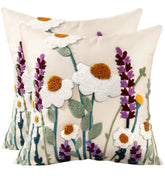 Kokaaee housse face avant montrant motif floral et style décoratif
