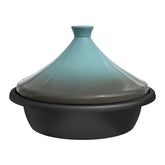 KooK tagine Stone Blue face avant montrant la forme conique et l’émail durable