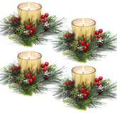 KORMMCO couronne de bougies ensemble avant pour centre de table élégant