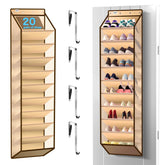 Kotkn vue avant du range chaussures 10 étages pour gain d'espace