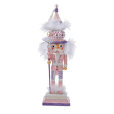 Kurt S. Adler casse-noisette de face montrant design rose festif
