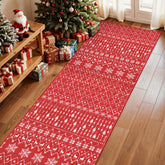 Lahome tapis coureur devant emballage montrant un intérieur festif et durable