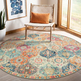 Lahome tapis rond 5ft face avant, apporte chaleur décorative