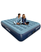 Lavisx matelas gonflable face avant montrant la hauteur de 13 pouces pour plus de confort