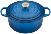 Le Creuset cocotte face avant Marseille montrant design durable et couleur vive