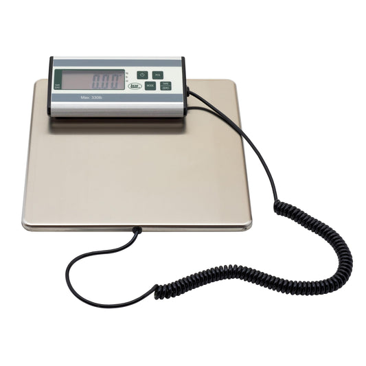 LEM balance face avant en acier inoxydable, robustesse et nettoyage facile